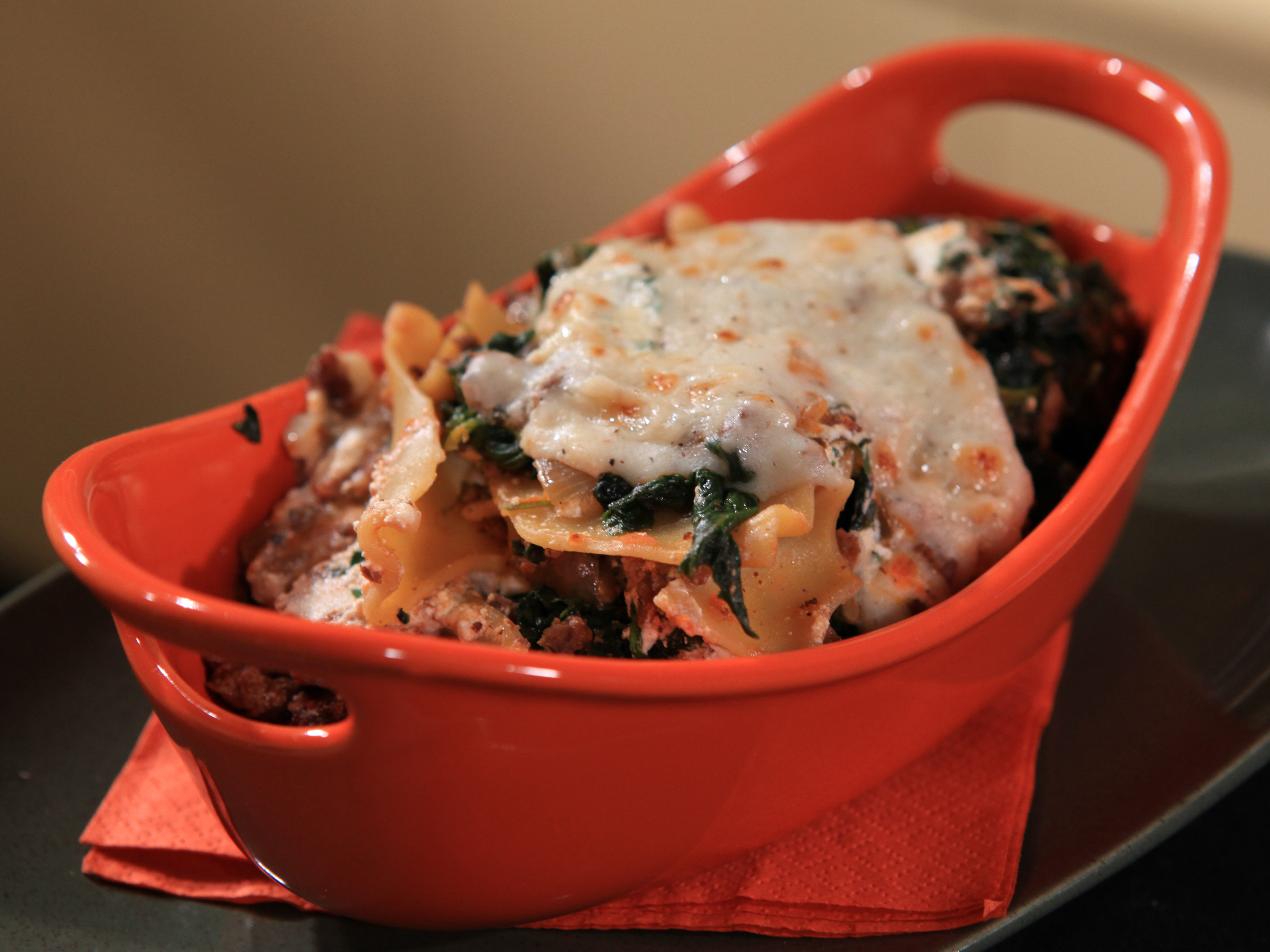 Cast-Iron Mushroom Lasagna, Rachael Ray