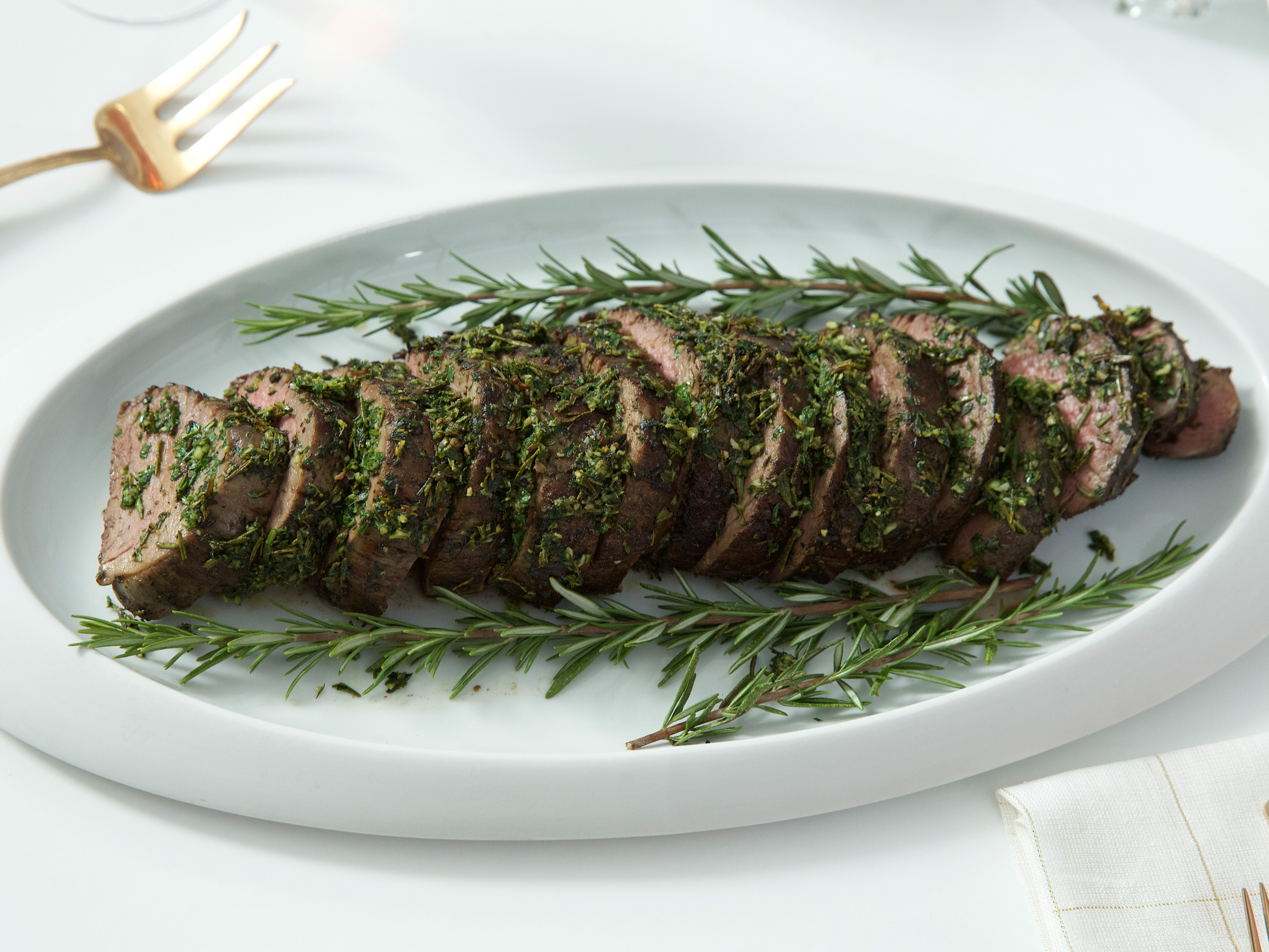 Herb Crusted Beef Roast Recipe With Pan Gravy